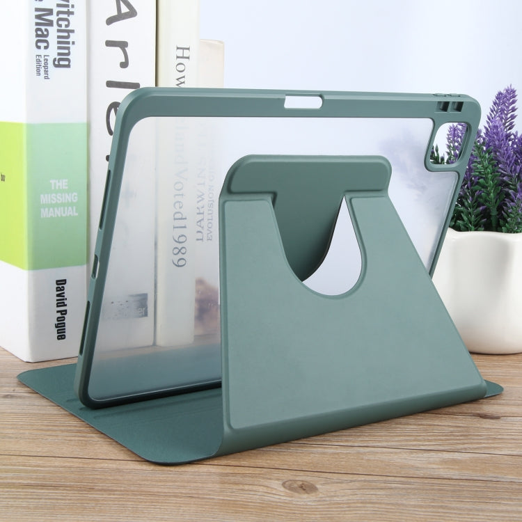 GEBEI Acrylic TPU 3-folding Rotating Smart Tablet Leather Case withh Pen Slot, For iPad Pro 11 2024, For iPad Pro 11 2022 / 2021 / 2020, For iPad 10.2 2021 / 2020 / 2019 / Air 3, For iPad 9.7 2018 & 2017 / Air / Air2