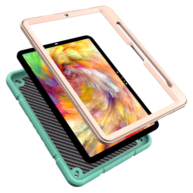 Armor Holder Silicone Hybrid PC Tablet Case, For iPad Pro 11 2024, For iPad Pro 11 2022 / 2021 / 2020