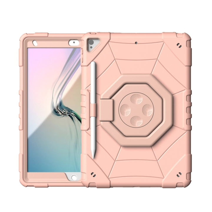 Spider Turntable Handle Stress Relief Tablet Case, For iPad Air 2022 / 2020 10.9, For iPad 10.2 2021 / 2020 / 2019