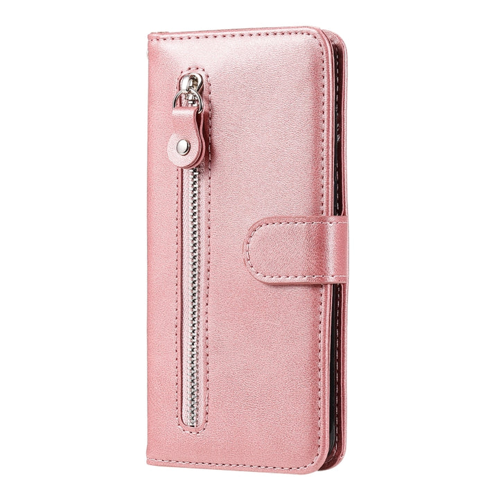 Fashion Calf Texture Zipper Horizontal Flip Leather Case with Holder & Card Slots & Wallet Function, For Sony Xperia L4