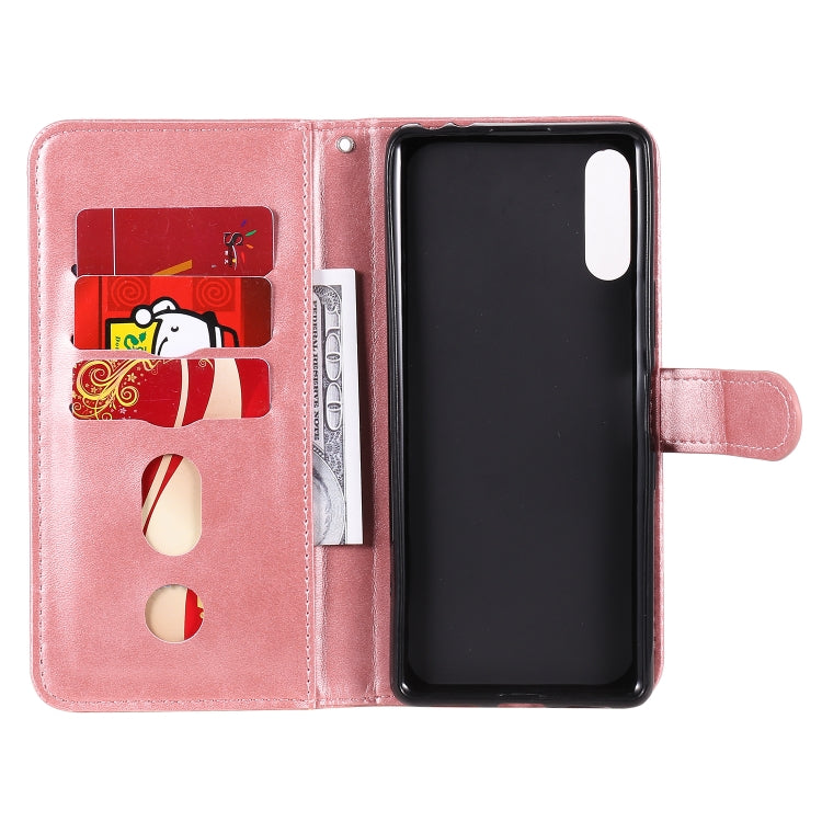 Fashion Calf Texture Zipper Horizontal Flip Leather Case with Holder & Card Slots & Wallet Function, For Sony Xperia L4