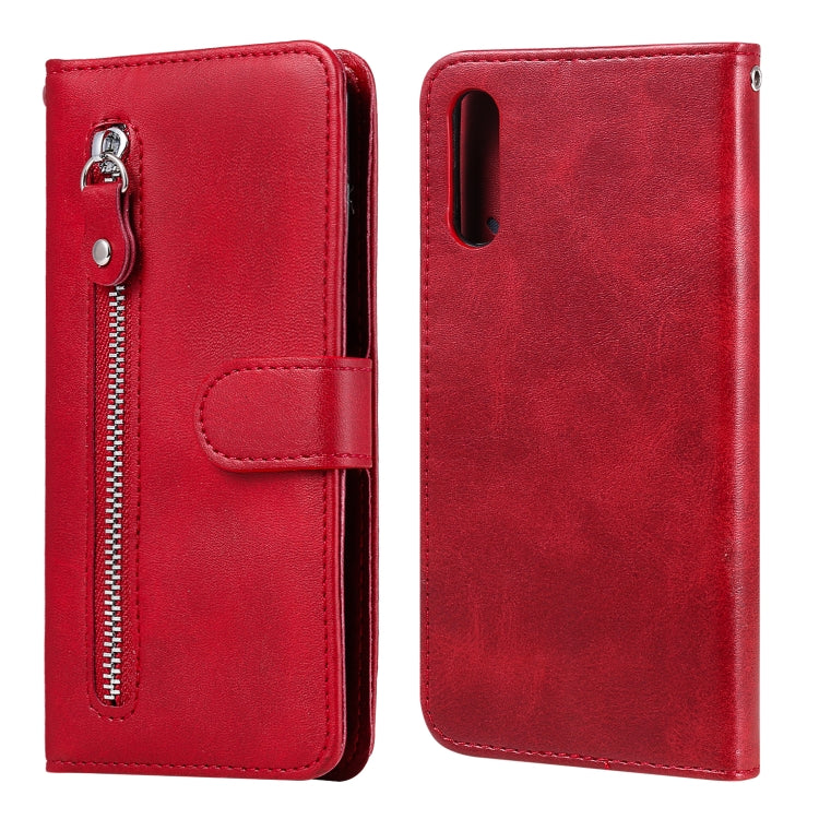 Fashion Calf Texture Zipper Horizontal Flip Leather Case with Holder & Card Slots & Wallet Function, For Sony Xperia L4