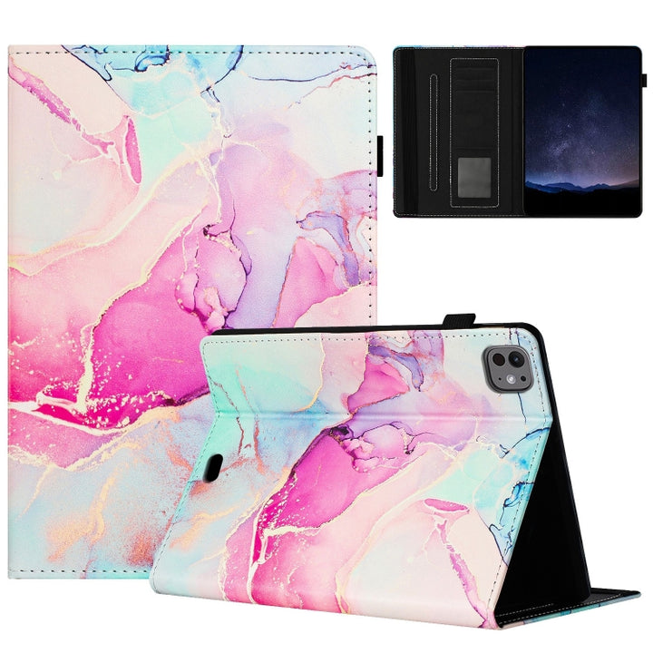 Marble Litchi Leather Smart Tablet Case, For iPad 2025 / 2024, For iPad Air 11 2025 / 2024, For iPad mini 6 / mini 2024, For iPad Pro 11 2024, For iPad 10.2 2021 / 2020 / 10.5