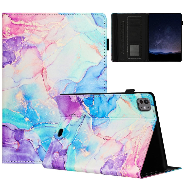 Marble Litchi Leather Smart Tablet Case, For iPad 2025 / 2024, For iPad Air 11 2025 / 2024, For iPad mini 6 / mini 2024, For iPad Pro 11 2024, For iPad 10.2 2021 / 2020 / 10.5