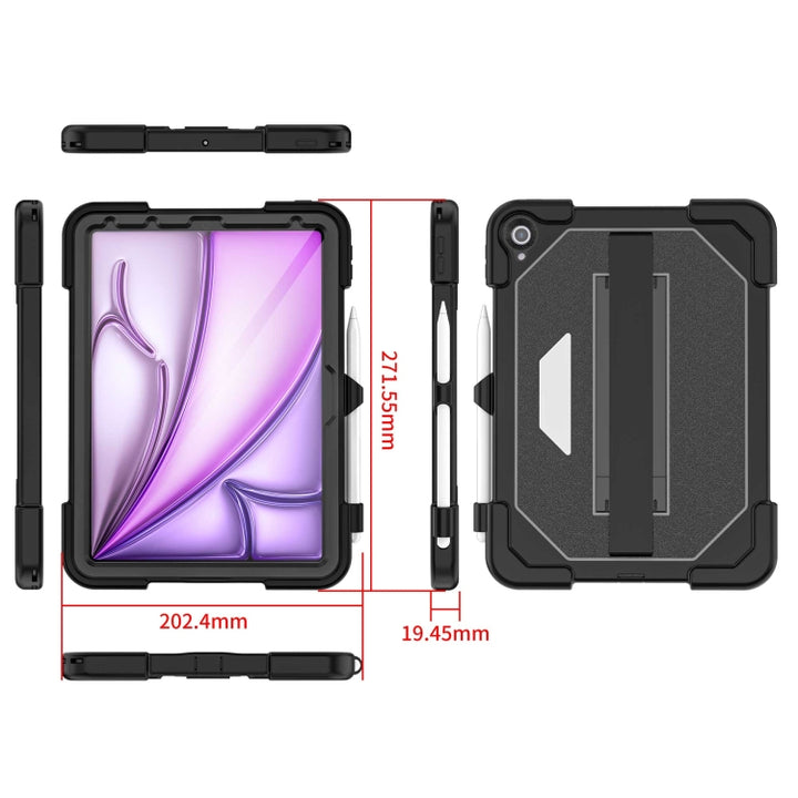 RedPepper Tri-Defense TPU Hybrid PC Tablet Case, For iPad Air 11 2025 / 2024, For iPad Air 13 2025 / 2024, For iPad Pro 13 2024, For iPad Pro 11 2024, For iPad 10.2 2021 / 2020 / 2019