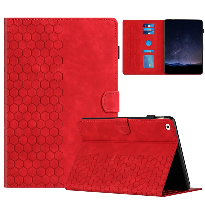 Honeycomb Embossed Leather Smart Tablet Case, For iPad mini 5 / 4 / 3 / 2 / 1, For iPad Pro 9.7 / 9.7 2018 / 2017