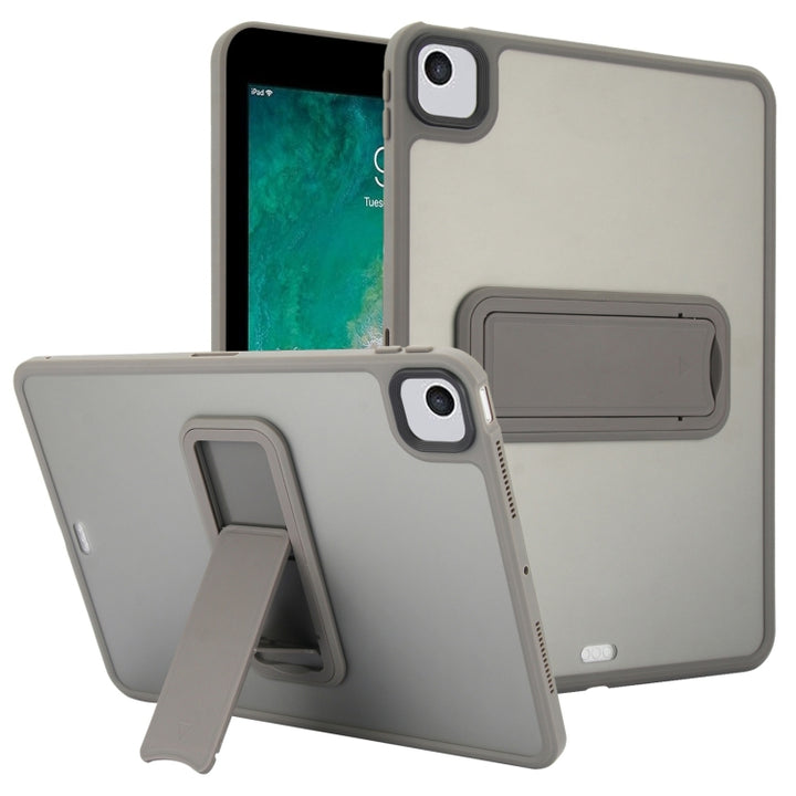 Skin Feel Holder PC Hybrid TPU Tablet Case, For iPad 10.2 2021 / 2020 / 2019, For iPad mini 5 / 4 7.9 inch, For iPad Pro 11 2018, For iPad 9.7 inch 2018 / 2017, For iPad Air 2 9.7, For iPad 4 / 3 / 2 9.7 inch