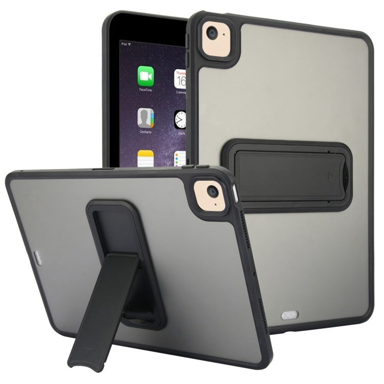 Skin Feel Holder PC Hybrid TPU Tablet Case, For iPad 10.2 2021 / 2020 / 2019, For iPad mini 5 / 4 7.9 inch, For iPad Pro 11 2018, For iPad 9.7 inch 2018 / 2017, For iPad Air 2 9.7, For iPad 4 / 3 / 2 9.7 inch