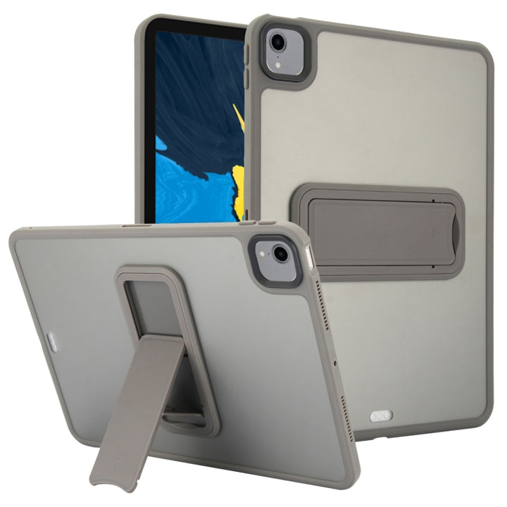 Skin Feel Holder PC Hybrid TPU Tablet Case, For iPad 10.2 2021 / 2020 / 2019, For iPad mini 5 / 4 7.9 inch, For iPad Pro 11 2018, For iPad 9.7 inch 2018 / 2017, For iPad Air 2 9.7, For iPad 4 / 3 / 2 9.7 inch