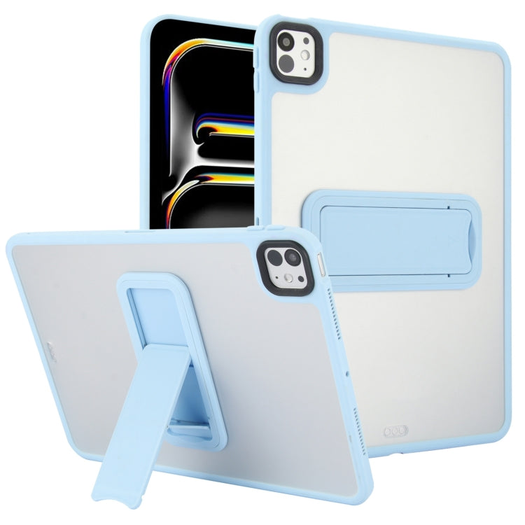 Skin Feel Holder PC Hybrid TPU Tablet Case, For iPad 2025 / 2022, For iPad Air 11 2025 / 2024, For iPad mini 2024 / mini 6 8.3 inch, For iPad Pro 11 2024, For iPad Pro 11 2022 / 2021 / 2020, For iPad Air 5 / 4 10.9 inch