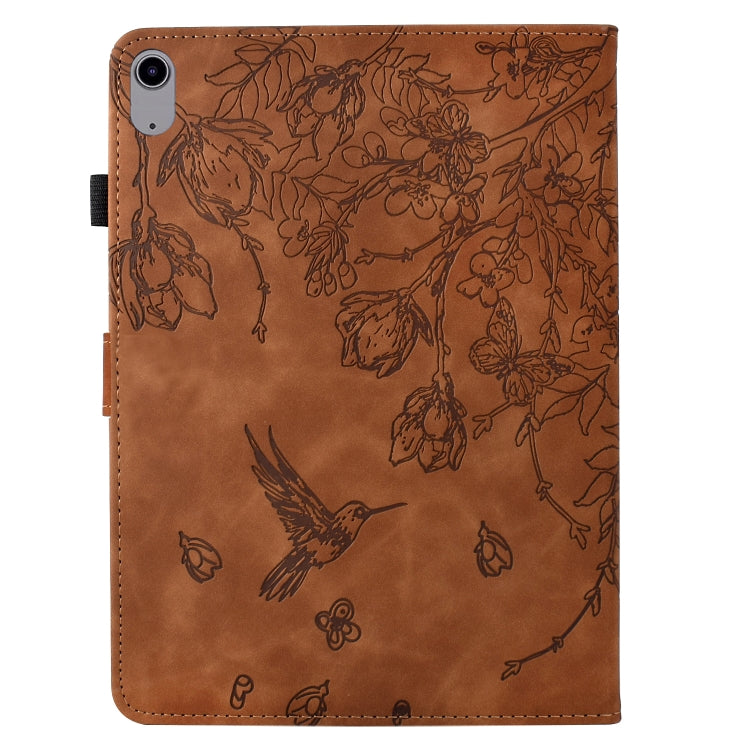 Flowers and Bird Embossed Smart Leather Tablet Case, For iPad 2025 / 2022, For iPad Air 11 2025 / 2024 / iPad Pro 11, For iPad mini 2024 / mini 6, For iPad Pro 11 2024, For iPad 10.2 2021 / 10.5 2019