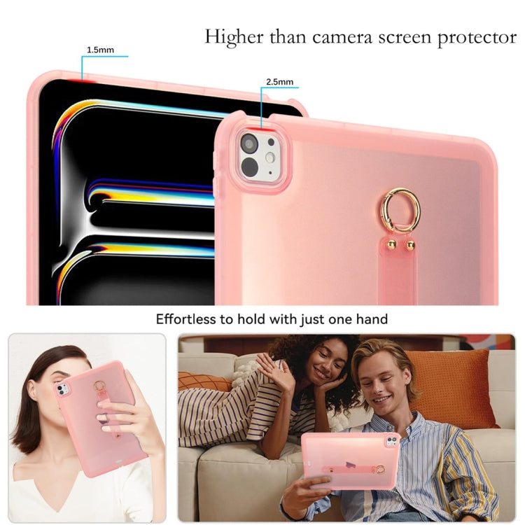 Wristband Holder PC Hybrid TPU Soft Tablet Case, For iPad 10th Gen 10.9 2022, For iPad Air 11 2024 / Air 11 2025, For iPad Air 13 2024 / Air 13 2025, For iPad mini 6 / mini 2024, For iPad Pro 13 2024