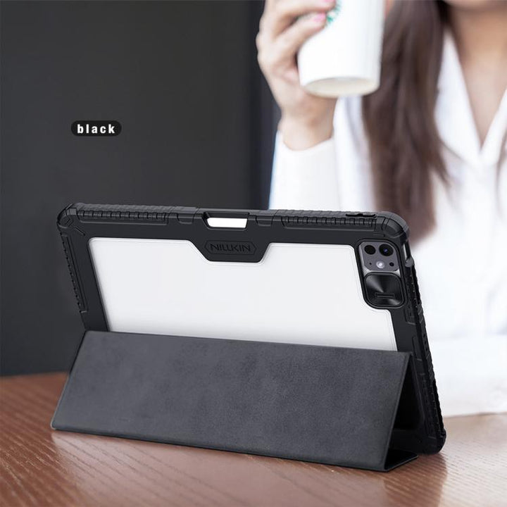 NILLKIN Bumper Pro Folding Style Tablet Leather Case, For iPad Air 13 2024 / 2025