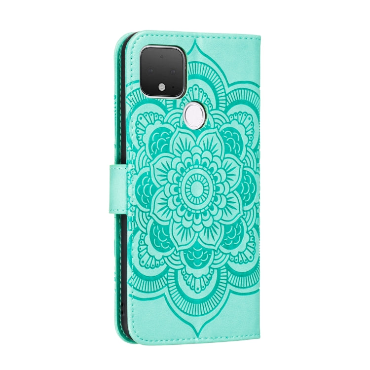 Mandala Embossing Pattern Horizontal Flip PU Leather Case with Holder & Card Slots & Walle & Lanyard, For Google Pixel 5, For Google Pixel 4a 5G, For Google Pixel 5 XL / Pixel 5 XL