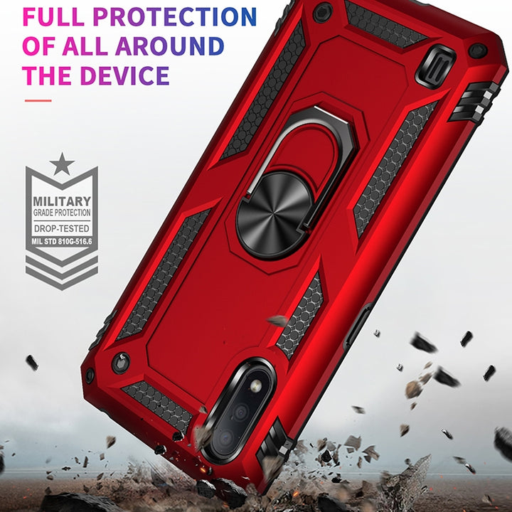 Shockproof TPU + PC Protective Case with 360 Degree Rotating Holder, For Samsung Galaxy M01, For Google Pixel 5 XL, For Google Pixel 5