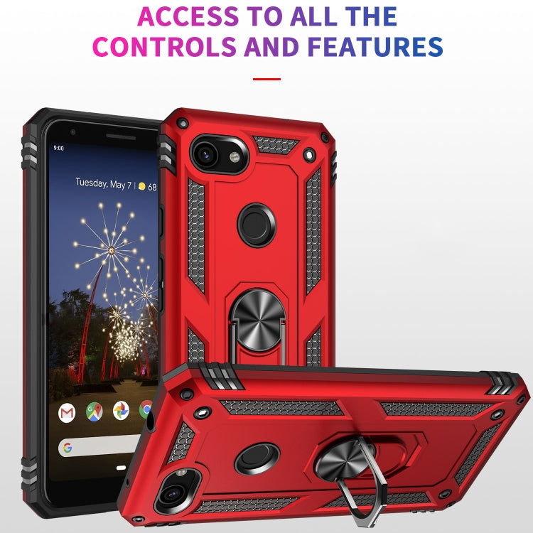 Shockproof TPU + PC Protective Case with 360 Degree Rotating Holder, For Google Pixel 3a XL, For Google Pixel 3a, For Google Pixel 4XL, For Google Pixel 4