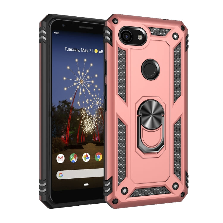 Shockproof TPU + PC Protective Case with 360 Degree Rotating Holder, For Google Pixel 3a XL, For Google Pixel 3a, For Google Pixel 4XL, For Google Pixel 4