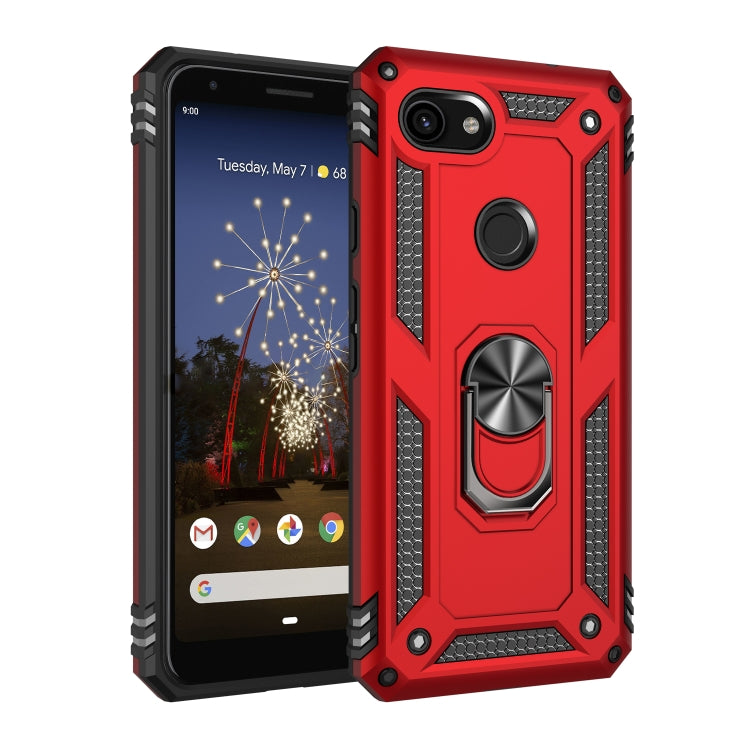 Shockproof TPU + PC Protective Case with 360 Degree Rotating Holder, For Google Pixel 3a XL, For Google Pixel 3a, For Google Pixel 4XL, For Google Pixel 4