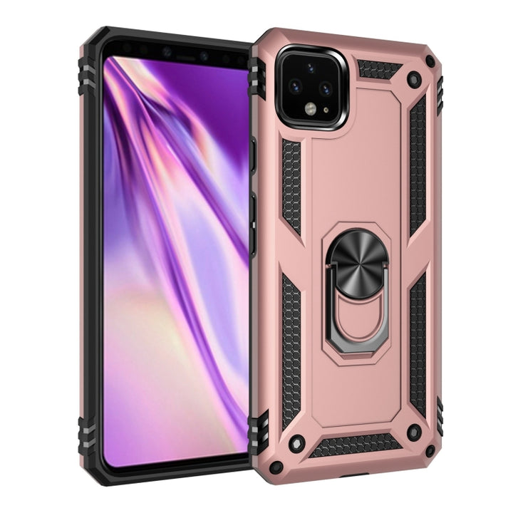 Shockproof TPU + PC Protective Case with 360 Degree Rotating Holder, For Google Pixel 3a XL, For Google Pixel 3a, For Google Pixel 4XL, For Google Pixel 4