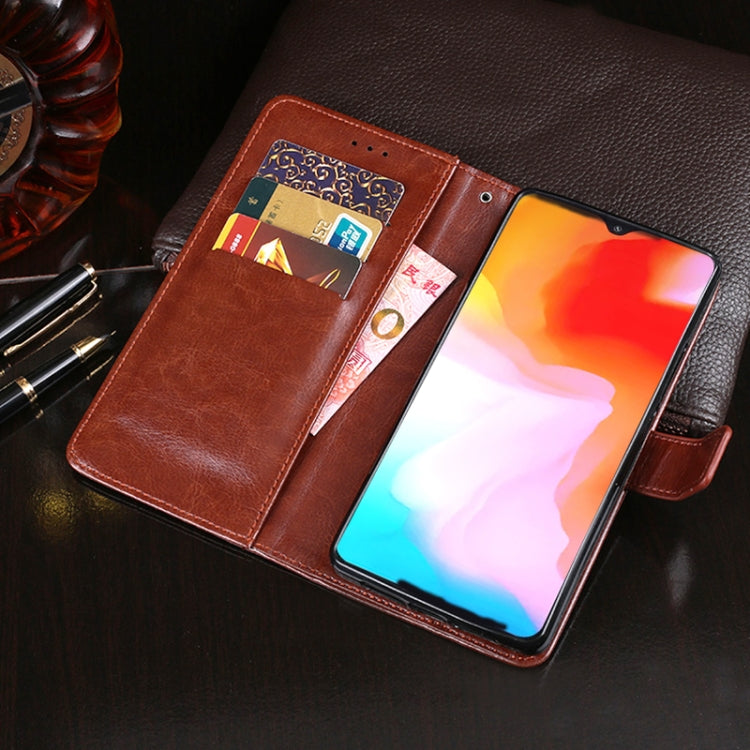 idewei Crazy Horse Texture Horizontal Flip Leather Case with Holder & Card Slots & Wallet, For Cubot X20 Pro, For Cubot X30, For DOOGEE N20 Pro, For Google Pixel 4a 5G