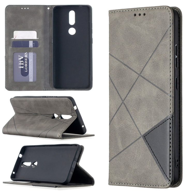 Rhombus Texture Horizontal Flip Magnetic Leather Case with Holder & Card Slots, For Nokia 2.4, For Nokia 3.4, For Xiaomi Mi 10T / 10 Pro 5G, For Xiaomi Mi 10T Lite 5G, For Xiaomi Mi Poco X3