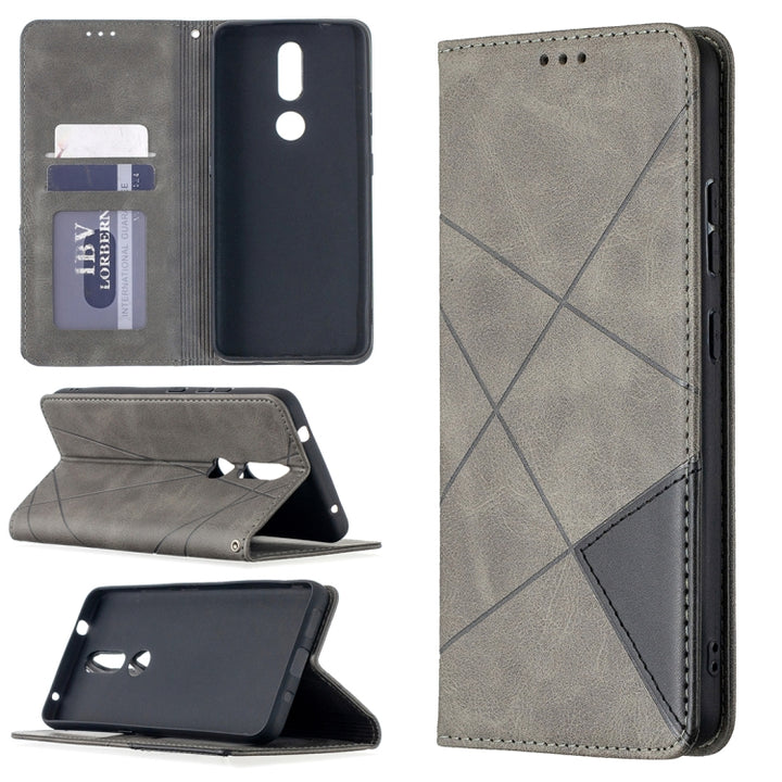 Rhombus Texture Horizontal Flip Magnetic Leather Case with Holder & Card Slots, For Nokia 2.4, For Nokia 3.4, For Xiaomi Mi 10T / 10 Pro 5G, For Xiaomi Mi 10T Lite 5G, For Xiaomi Mi Poco X3