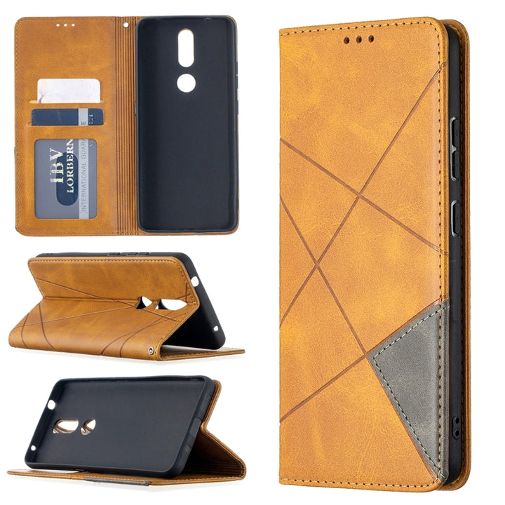 Rhombus Texture Horizontal Flip Magnetic Leather Case with Holder & Card Slots, For Nokia 2.4, For Nokia 3.4, For Xiaomi Mi 10T / 10 Pro 5G, For Xiaomi Mi 10T Lite 5G, For Xiaomi Mi Poco X3