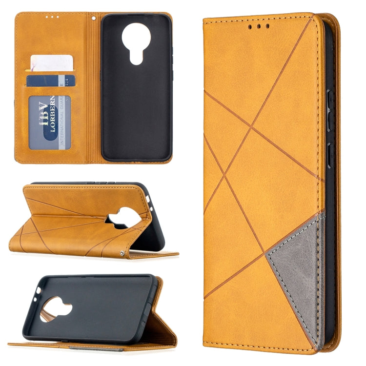 Rhombus Texture Horizontal Flip Magnetic Leather Case with Holder & Card Slots, For Nokia 2.4, For Nokia 3.4, For Xiaomi Mi 10T / 10 Pro 5G, For Xiaomi Mi 10T Lite 5G, For Xiaomi Mi Poco X3