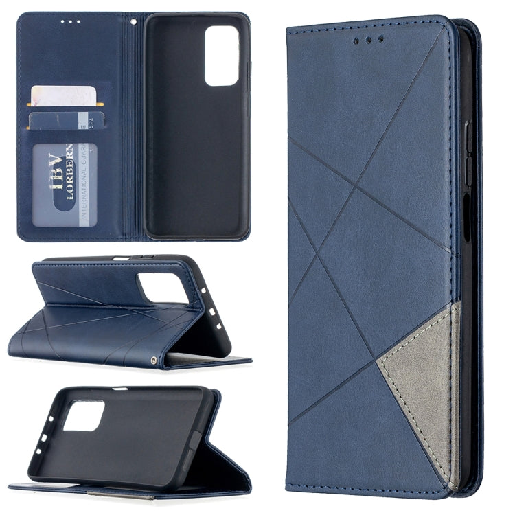 Rhombus Texture Horizontal Flip Magnetic Leather Case with Holder & Card Slots, For Nokia 2.4, For Nokia 3.4, For Xiaomi Mi 10T / 10 Pro 5G, For Xiaomi Mi 10T Lite 5G, For Xiaomi Mi Poco X3