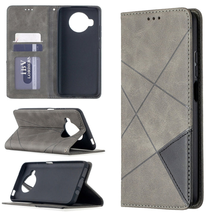 Rhombus Texture Horizontal Flip Magnetic Leather Case with Holder & Card Slots, For Nokia 2.4, For Nokia 3.4, For Xiaomi Mi 10T / 10 Pro 5G, For Xiaomi Mi 10T Lite 5G, For Xiaomi Mi Poco X3