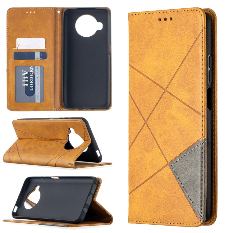 Rhombus Texture Horizontal Flip Magnetic Leather Case with Holder & Card Slots, For Nokia 2.4, For Nokia 3.4, For Xiaomi Mi 10T / 10 Pro 5G, For Xiaomi Mi 10T Lite 5G, For Xiaomi Mi Poco X3