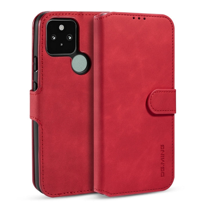 DG.MING Retro Oil Side Horizontal Flip Case with Holder & Card Slots & Wallet, For Google Pixel 5, For Google Pixel 5 XL / Pixel 4A 5G, For Samsung Galaxy A11 (US Version), For Samsung Galaxy M11 / A11 (EU Version), For Xiaomi Mi 10T Lite