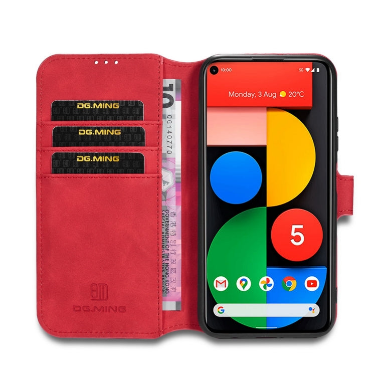 DG.MING Retro Oil Side Horizontal Flip Case with Holder & Card Slots & Wallet, For Google Pixel 5, For Google Pixel 5 XL / Pixel 4A 5G, For Samsung Galaxy A11 (US Version), For Samsung Galaxy M11 / A11 (EU Version), For Xiaomi Mi 10T Lite