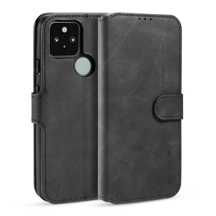 DG.MING Retro Oil Side Horizontal Flip Case with Holder & Card Slots & Wallet, For Google Pixel 5, For Google Pixel 5 XL / Pixel 4A 5G, For Samsung Galaxy A11 (US Version), For Samsung Galaxy M11 / A11 (EU Version), For Xiaomi Mi 10T Lite