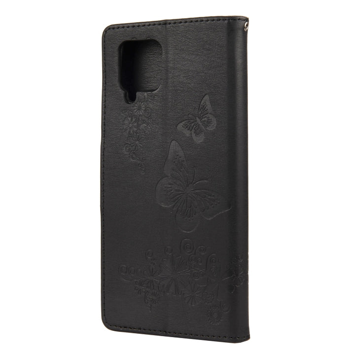 Butterflies Embossing Horizontal Flip Leather Case with Holder & Card Slots & Wallet, For Samsung Galaxy A42 5G, For Nokia 2.4