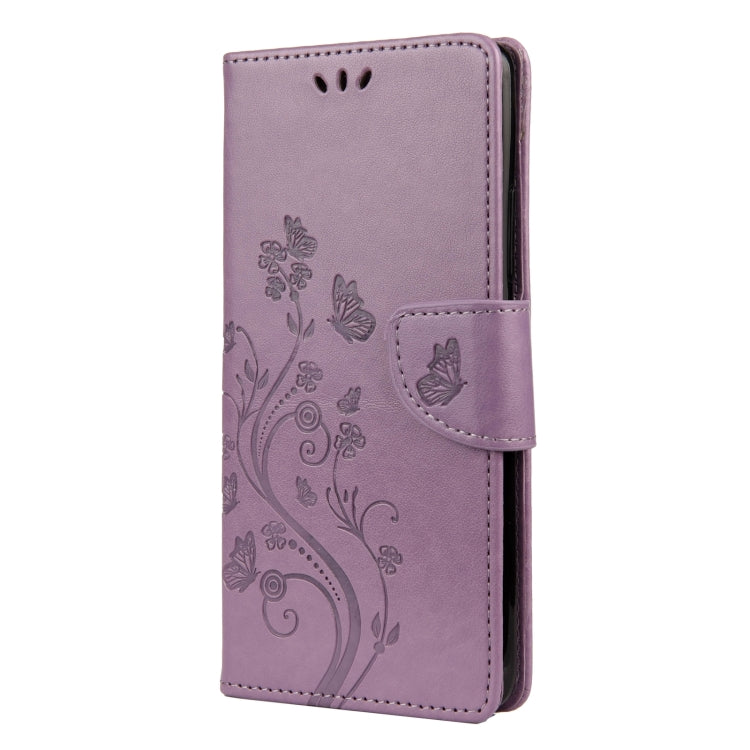 Butterfly Flower Pattern Horizontal Flip Leather Case with Holder & Card Slots & Wallet, For Samsung Galaxy A42 5G, For Nokia 2.4