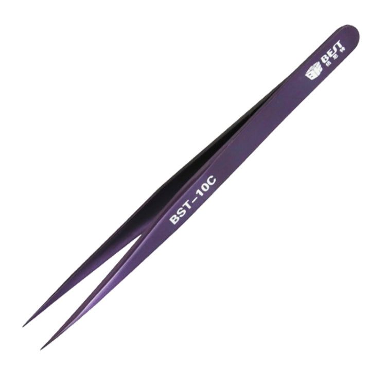 BEST BST-10C  Extra Fine Point Color Eyebrow Tweezer, BST-10C