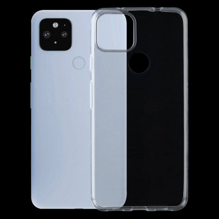 For Google Pixel 5A 5G 0.75mm Ultra-thin Transparent TPU Soft Protective Case, For Google Pixel 5A 5G