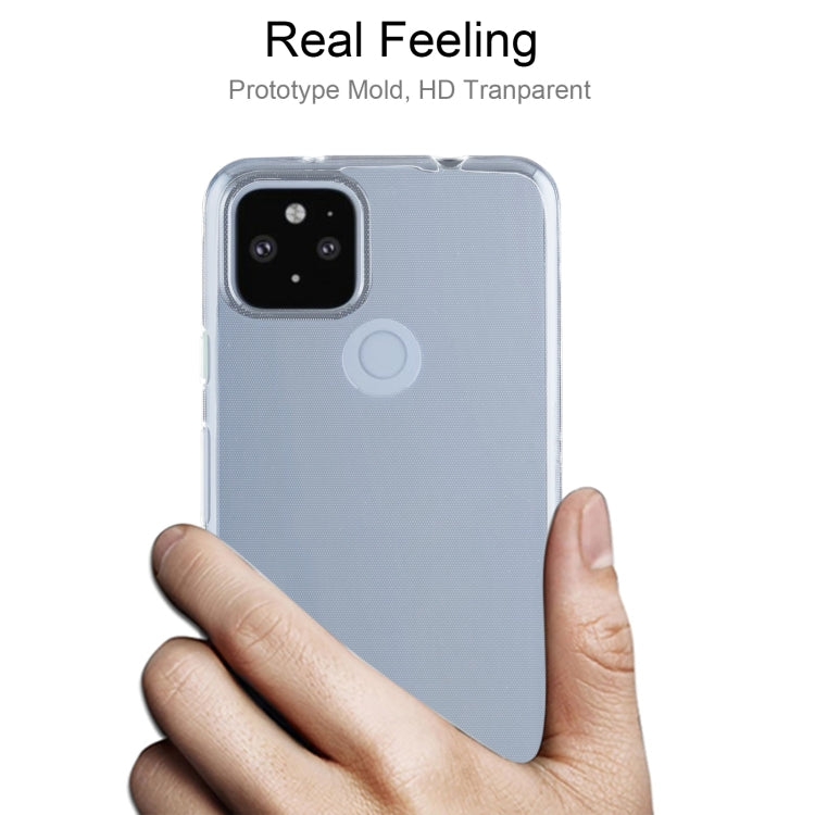 For Google Pixel 5A 5G 0.75mm Ultra-thin Transparent TPU Soft Protective Case, For Google Pixel 5A 5G