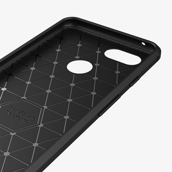 Brushed Texture Carbon Fiber Shockproof TPU Case for Google Pixel 3, For Google Pixel 3, Google Pixel 3