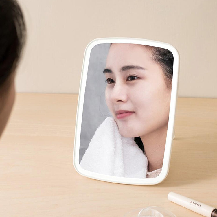 Original Xiaomi Youpin Jordan&Judy Makeup Mirror with LED Light Portable Folding Beauty Dressing Mirror Table Lamp