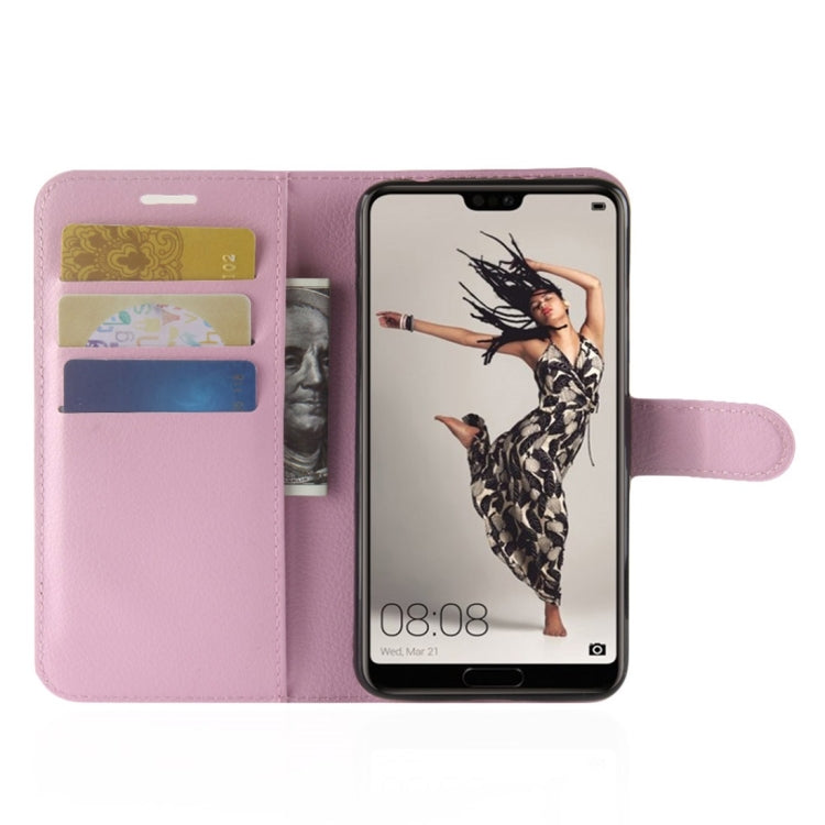 For Huawei  P20 Pro Litchi Texture Horizontal Flip Leather Case with Wallet & Holder & Card Slots, Huawei P20 Pro, For P20 Pro, For Huawei P20 Pro