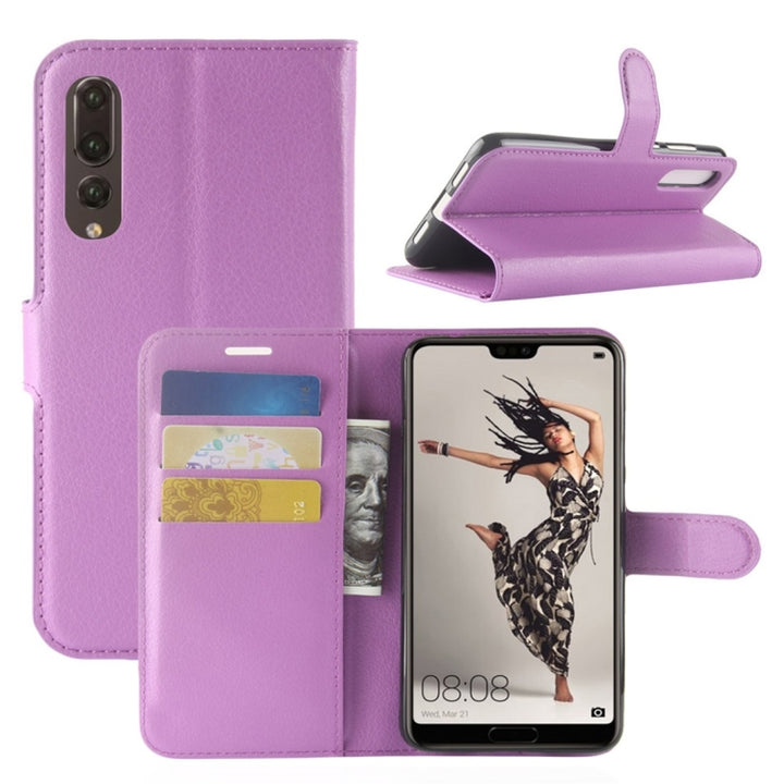 For Huawei  P20 Pro Litchi Texture Horizontal Flip Leather Case with Wallet & Holder & Card Slots, Huawei P20 Pro, For P20 Pro, For Huawei P20 Pro