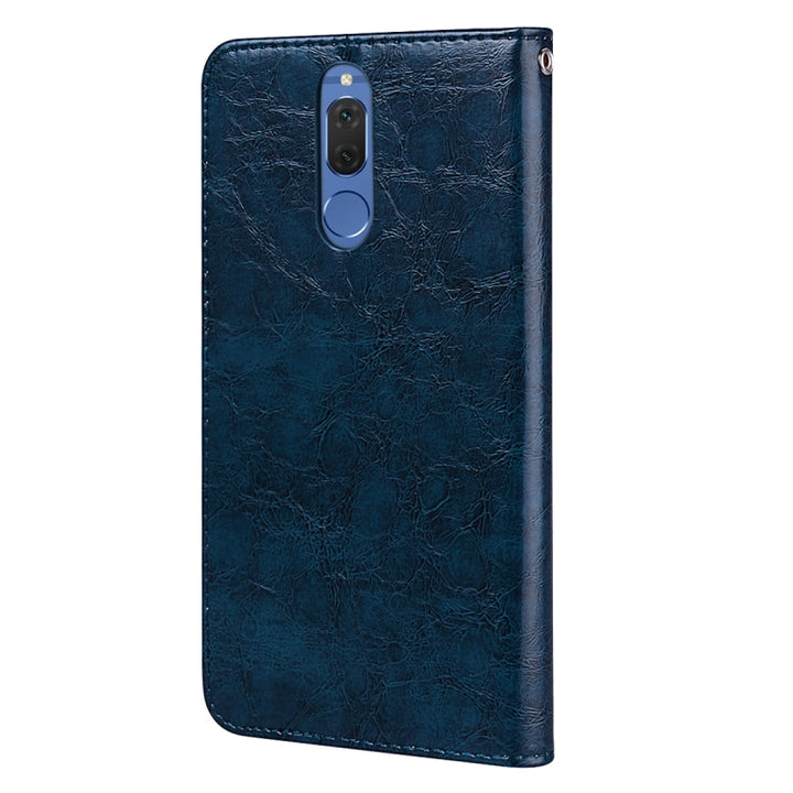 For Huawei Mate 10 Lite & Nova 2i Business Style Oil Wax Texture Horizontal Flip Leather Case with Holder & Card Slots & Wallet, For Huawei Mate 10 Lite, For Huawei Mate 10 Lite & Nova 2i