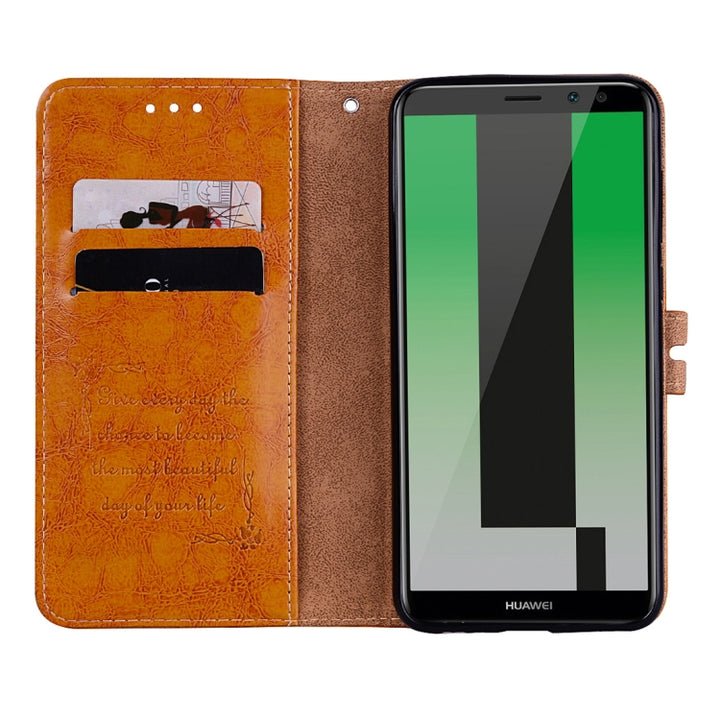 For Huawei Mate 10 Lite & Nova 2i Business Style Oil Wax Texture Horizontal Flip Leather Case with Holder & Card Slots & Wallet, For Huawei Mate 10 Lite & Nova 2i, For Huawei Mate 10 Lite