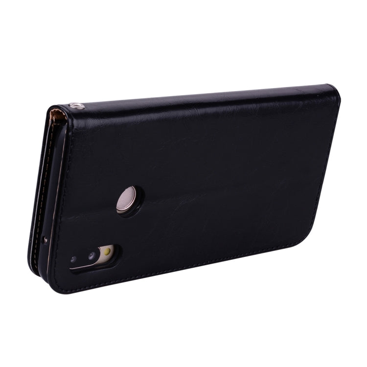 For Huawei P20 Lite Business Style Oil Wax Texture Horizontal Flip Leather Case with Holder & Card Slots & Wallet, For Huawei P20 Lite