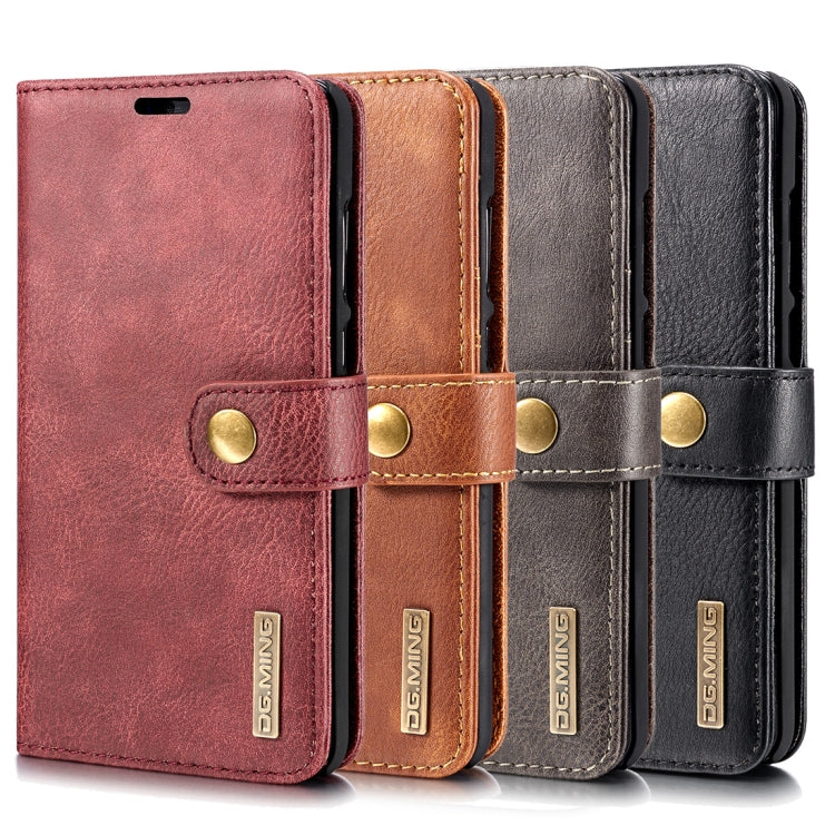 Crazy Horse Texture Flip Detachable Magnetic Leather Case for Huawei P20 Pro, with Holder & Card Slots & Wallet, Huawei P20 Pro