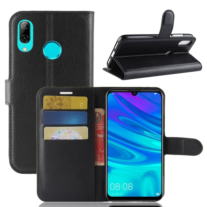 Litchi Texture Horizontal Flip Leather Case for Huawei P30 Lite, with Wallet & Holder & Card Slots, For Huawei P30 Lite