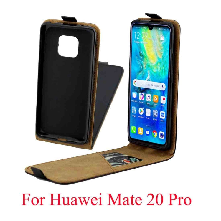 Business Style Vertical Flip TPU Leather Case for Huawei Mate 20 Pro, with Card Slot, For Huawei Mate 20 Pro