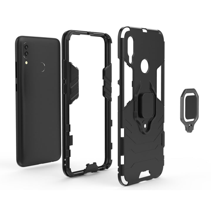 PC + TPU Shockproof Protective Case for Huawei P Smart (2019), with Magnetic Ring Holder, For Huawei P Smart (2019)